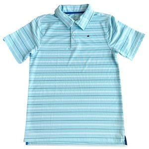 EUC Boys soft polyester polo Crown & Ivy size L
